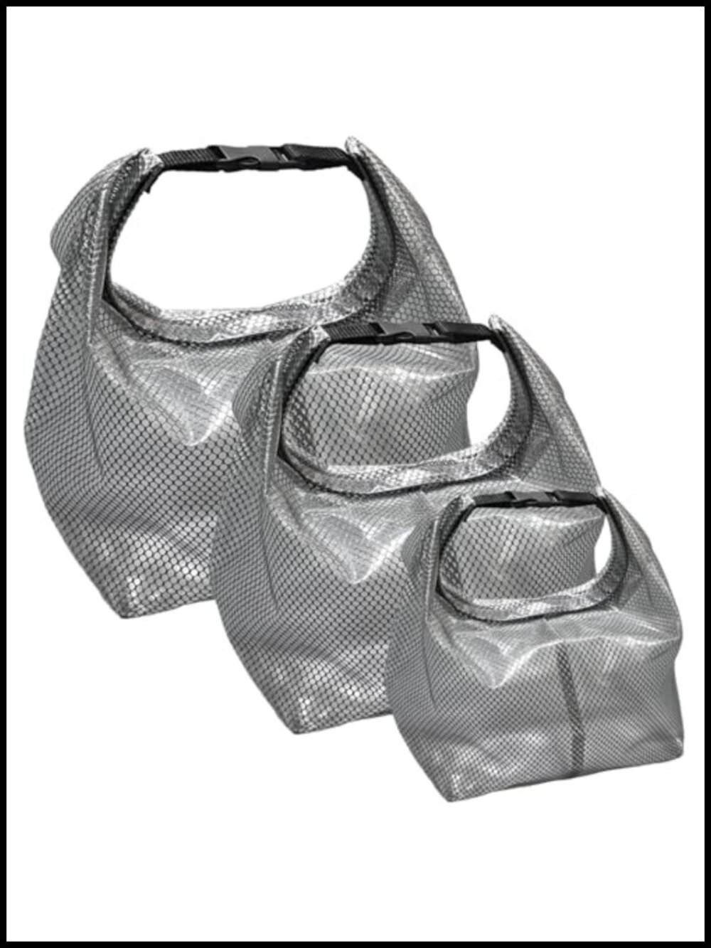 3 Pack Waterproof EVA Toiletry Bags Travel Gym Cosmetic Storage Set